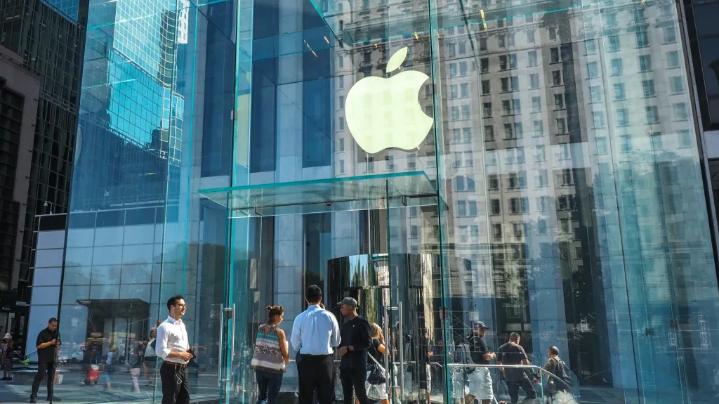 Středisko firmy Apple na Manhattanu v New Yorku