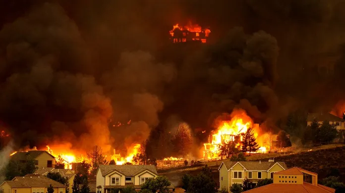 Požár u Colorado Springs