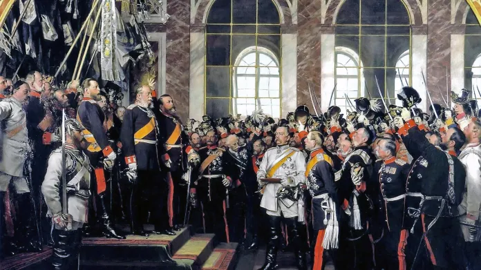 Anton von Werner: Vyhlášení Německého císařství