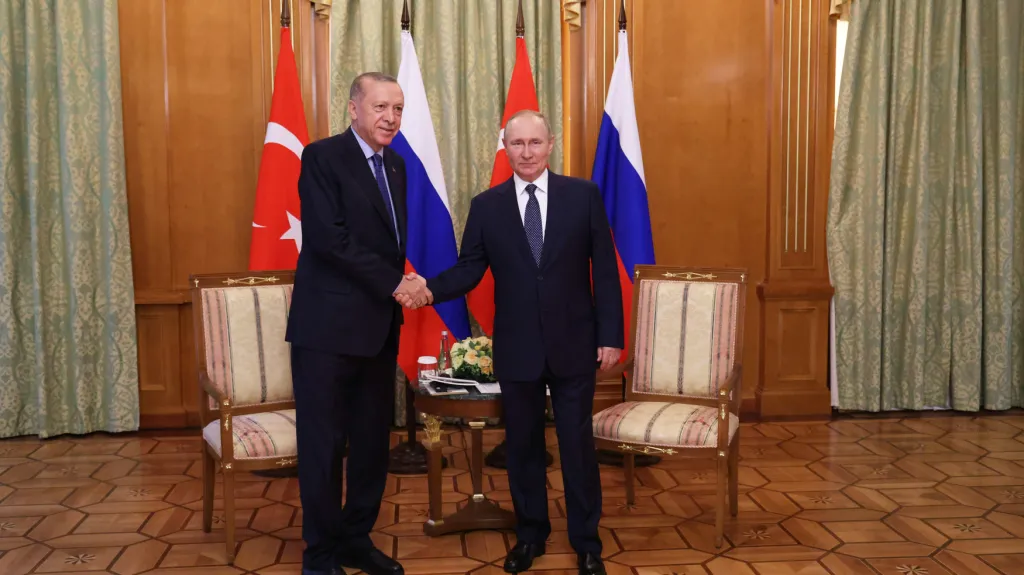 Erdogan a Putin se setkali v Soči