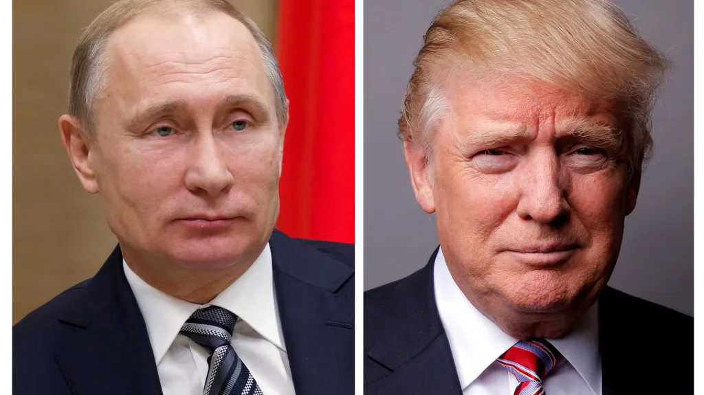 Vladimir Putin a Donald Trump