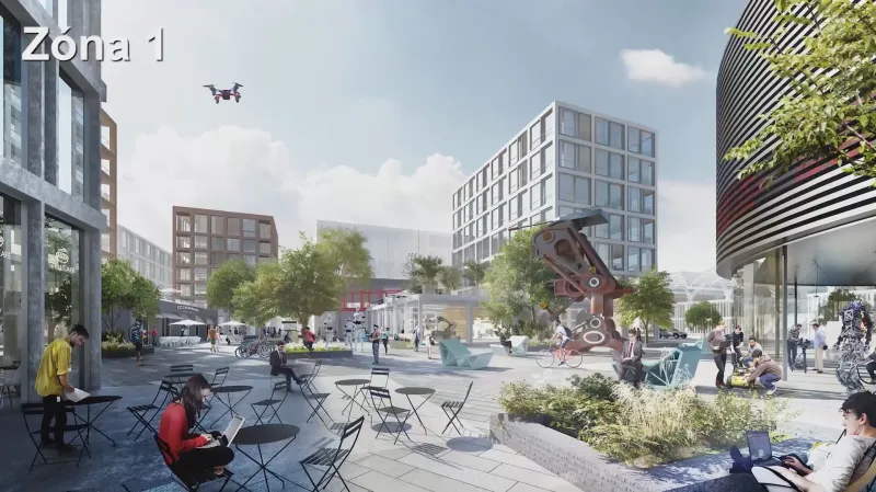 Návrhy budoucí podoby areálu Zbrojovky