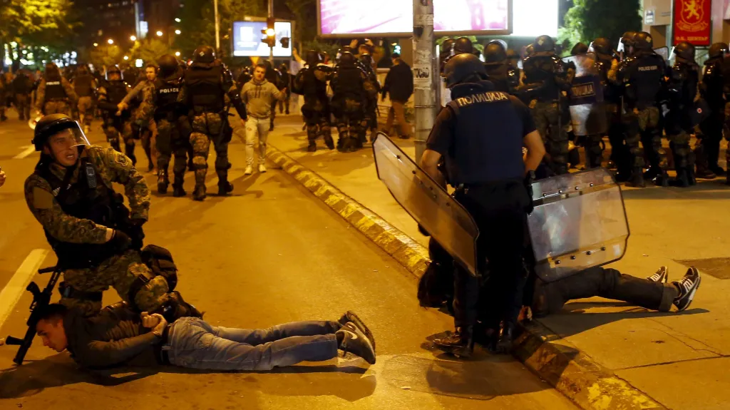 Protesty v Makedonii