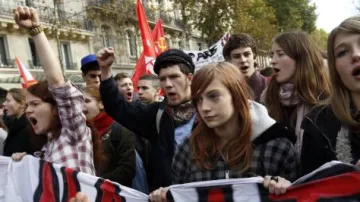 Protesty francouzských studentů