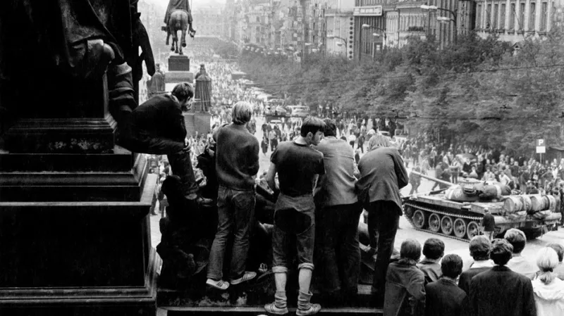 Srpen 68 na snímku Paula Goldsmitha