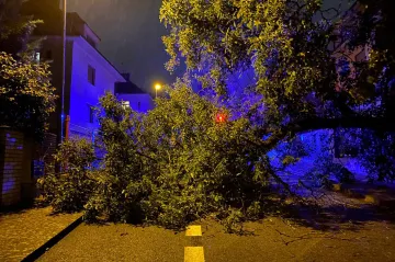 Silné bouře zastavily dálnici D1 či trať do Mnichova a rozvodnily některé toky
