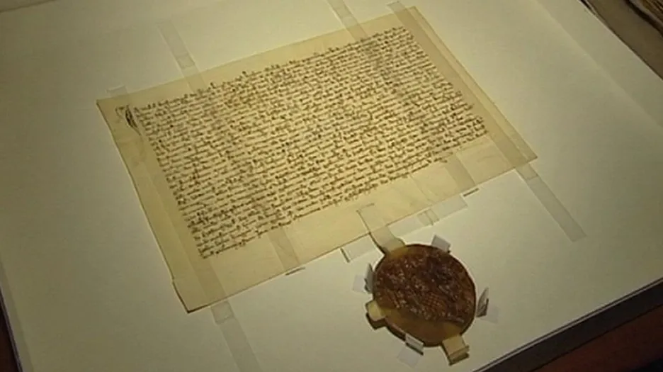Historický dopis s pečetí
