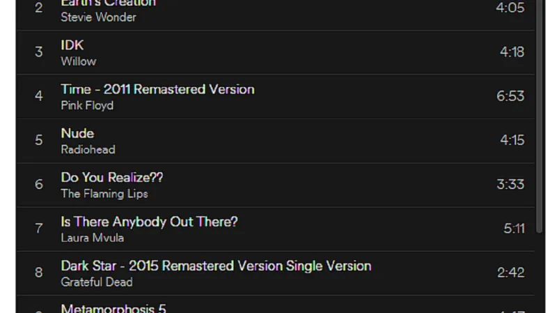 Playlist pro zatmění Slunce