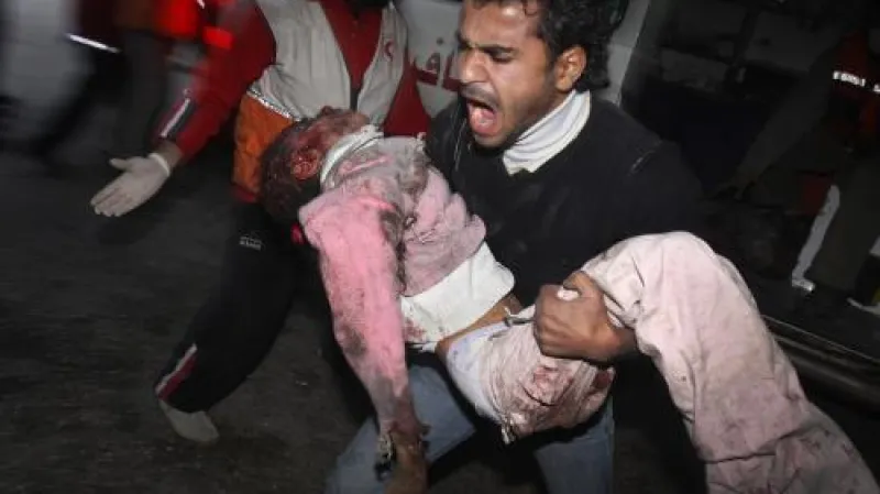 Oběti války v Gaze