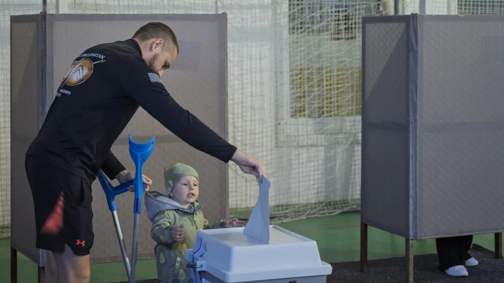 Volební místnost Písek-Hradiště