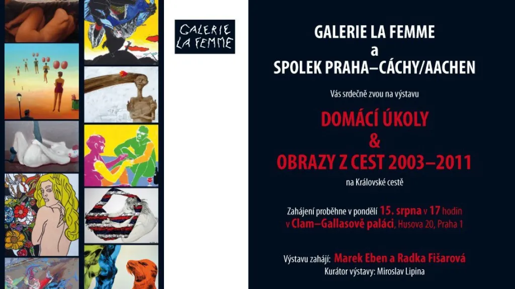 Galerie La Femme / detail pozvánky
