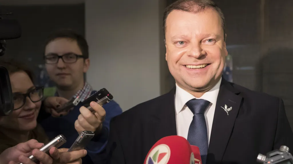 Pravděpodobný nový litevský premiér Saulius Skvernelis (LVŽS)