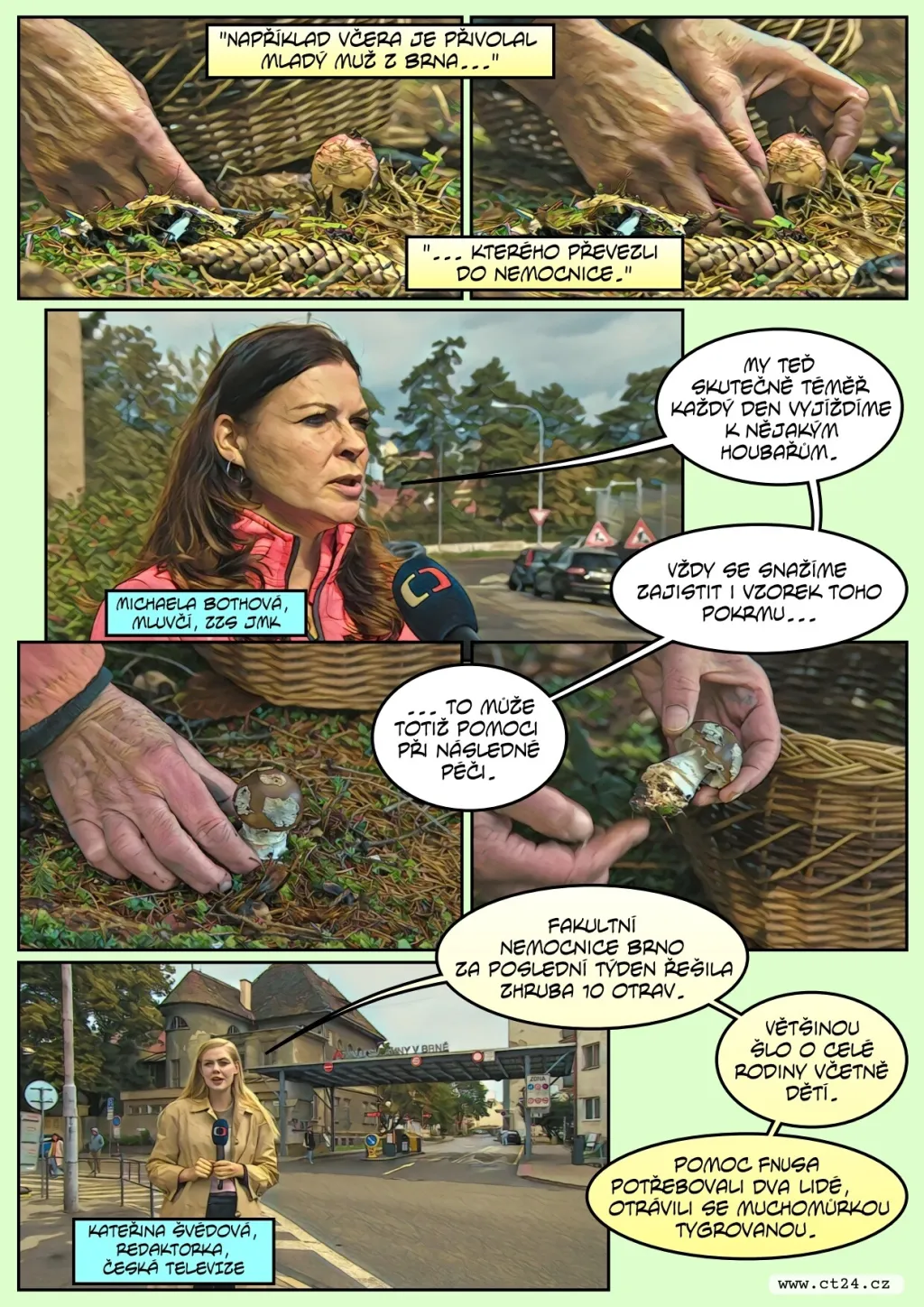 Houbařská sezona zaměstnává i záchranáře, už vyjížděli k desítkám otrav