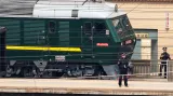 Vlak, kterým pravděpodobně cestoval severokorejský vůdce Kim Čong-un do Pekingu