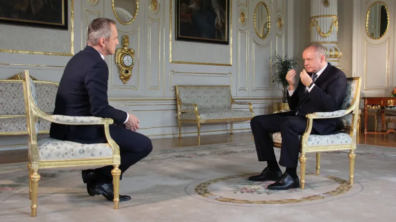 Rozhovor Michala Kubala se slovenským prezidentem Andrejem Kiskou