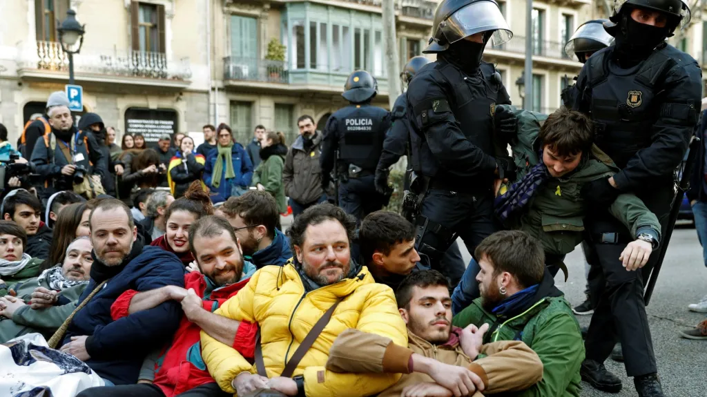 Stávka v Katalánsku