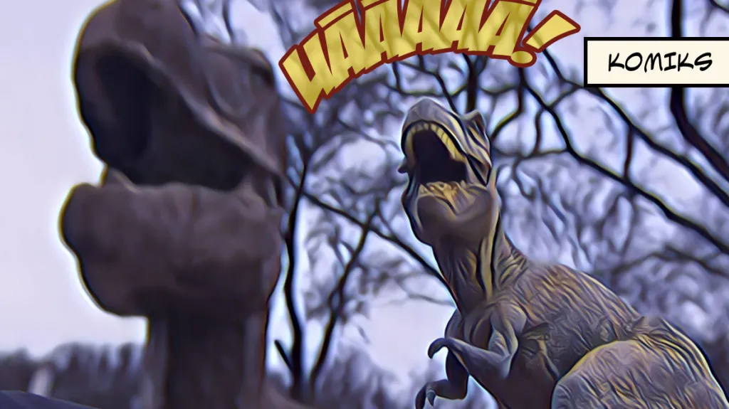 Dinosauři u říčky Syčivky na Teplicku