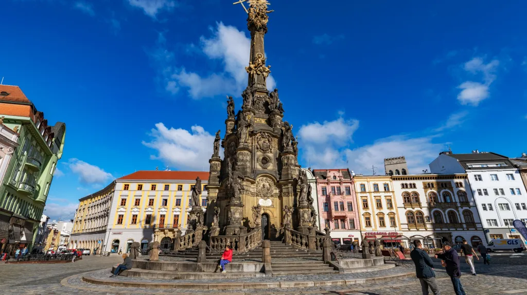 Sloup Nejsvětější Trojice na Horním náměstí v Olomouci (UNESCO)