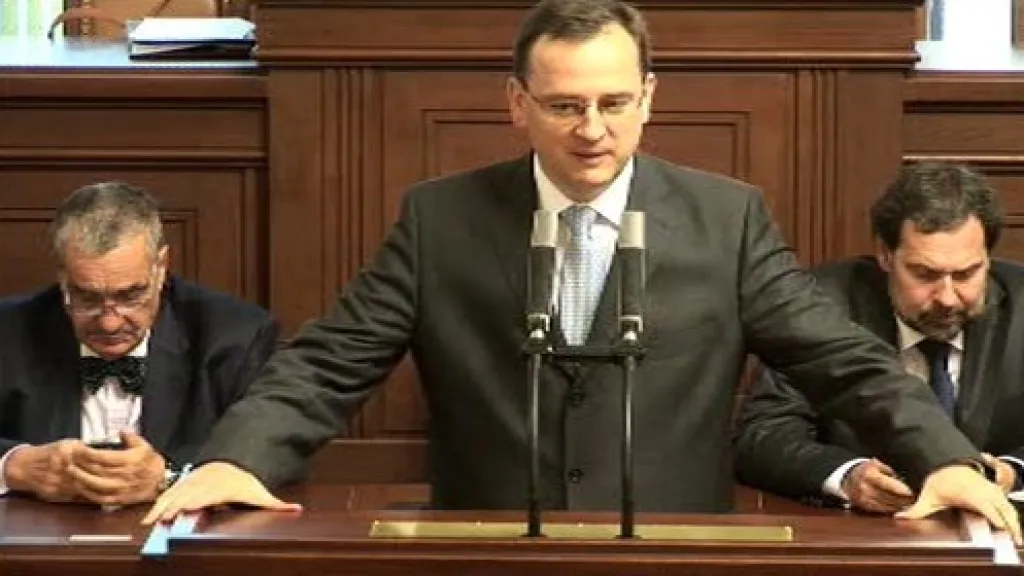 Petr Nečas ve sněmovně