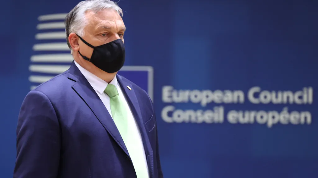 Maďarský premiér Viktor Orbán na unijním summitu