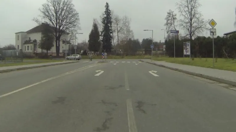 V Soběslavi řidič vjíždí do vilové čtvrti