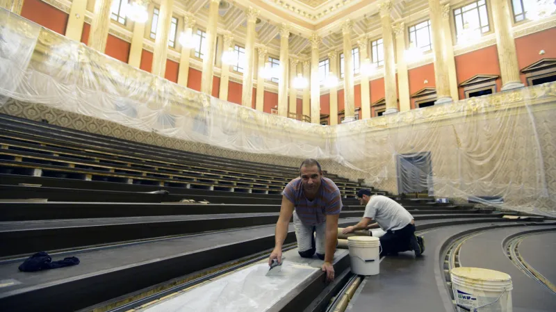 Oprava Dvořákovy síně Rudolfina