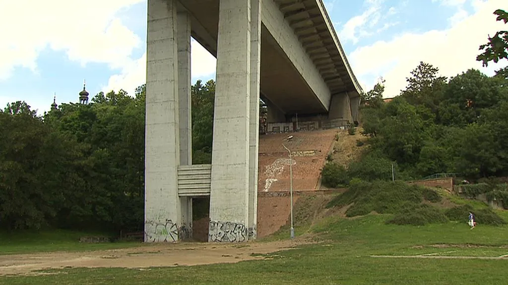 Pilíř Nuselského mostu