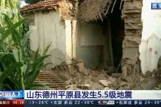 Po zemětřesení v Číně se zřítilo přes 120 budov