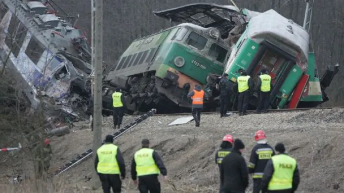 Srážka vlaků v Polsku