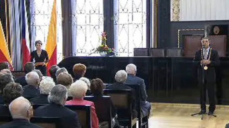 Setkání Pavla Béma s Václavem Klausem