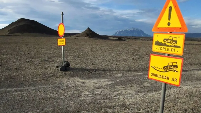 Okolí vulkánu Askja