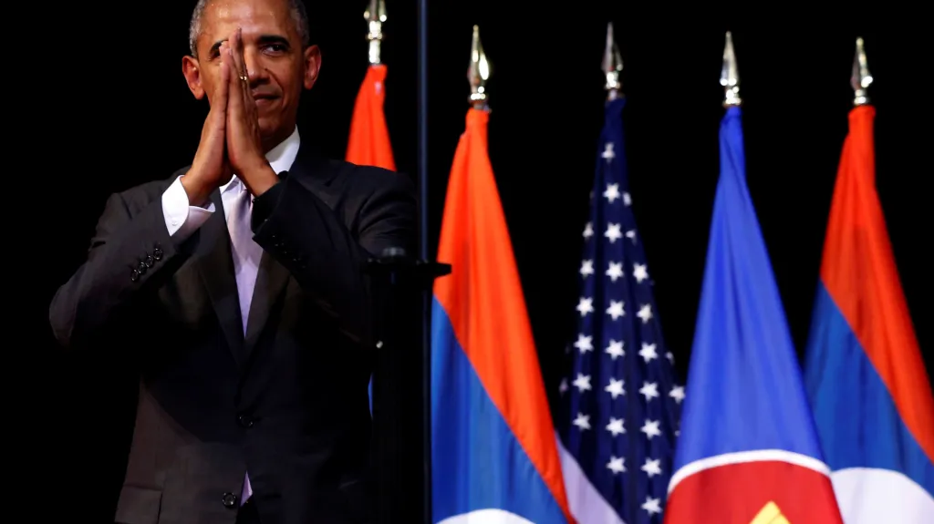 Barack Obama v Laosu