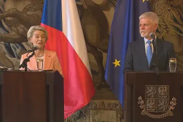 Evropská komise navrhne zákon o produkci munice v EU, řekla po setkání s Pavlem von der Leyenová