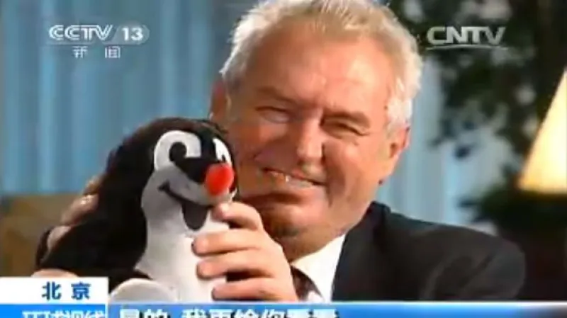 Zeman v Číně: Nevyučujeme lidská práva ani tržní ekonomiku