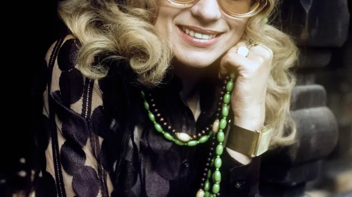 Urbánková na snímku z roku 1974