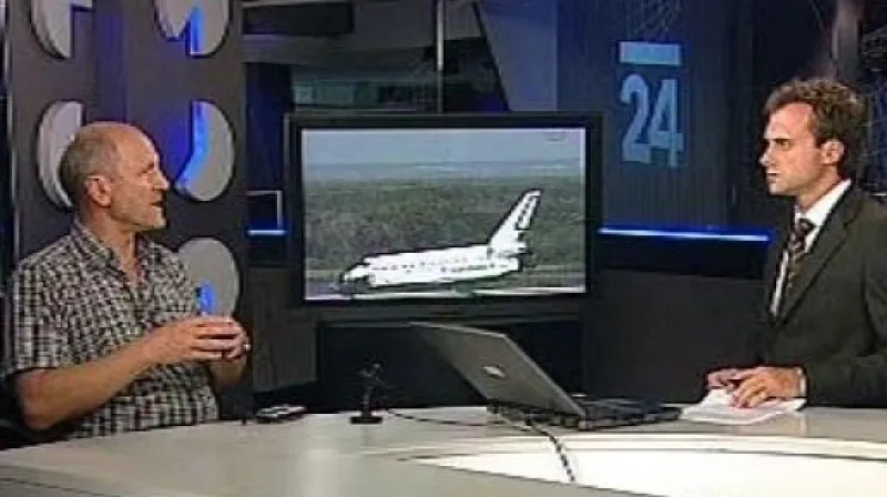 Záznam přistání raketoplánu Endeavour