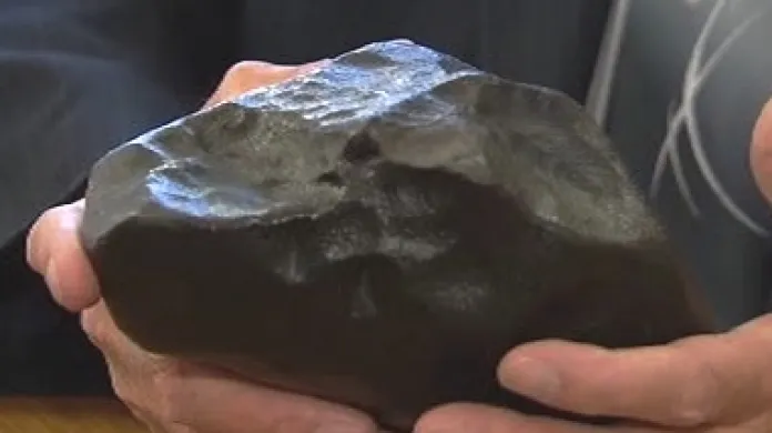 Úlomek příbramského meteoritu