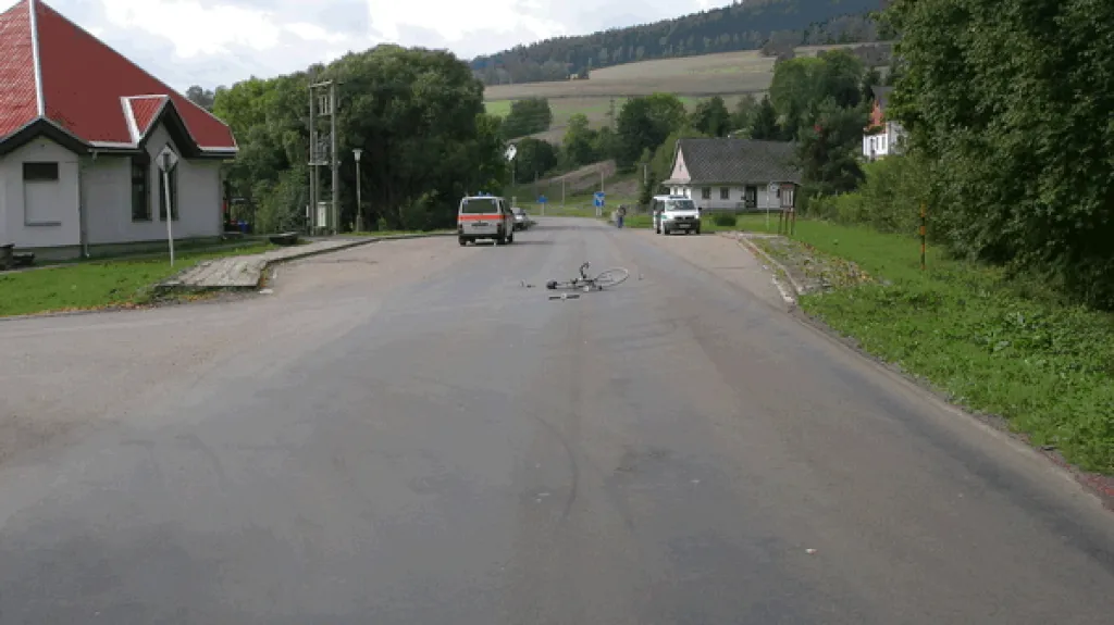 Dodávka srazila cyklistu