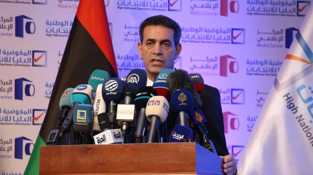 Předseda libyjské volební komise Imád Sájih