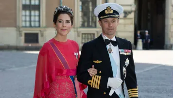 Dánský korunní princ Frederik a dánská korunní princezna Mary