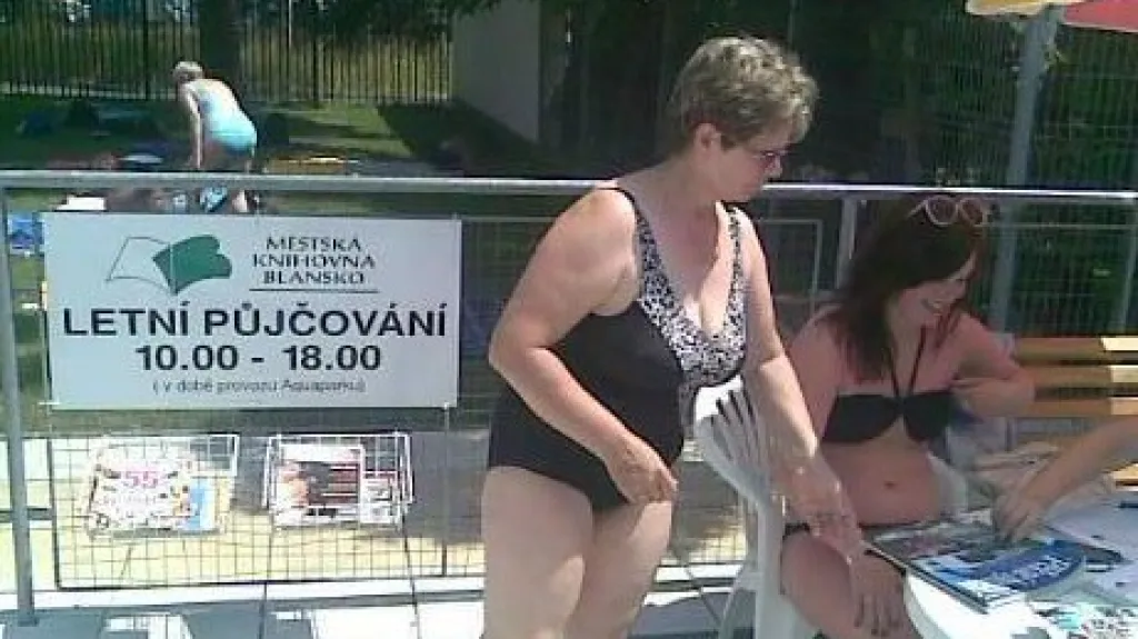 V blanenském aquaparku funguje půjčovna časopisů