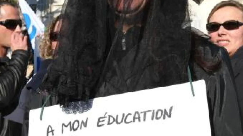 Demonstrace francouzských učitelů