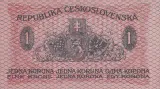 Státovka v hodnotě jedné koruny československé z dubna 1919 (rub)