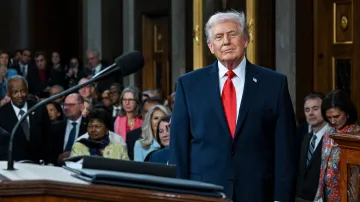 Americký prezident Donald Trump v Kongresu USA