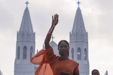 Město Vailankanni je Lurdami Indie. Vánoce slaví v zemi desítky milionů věřících