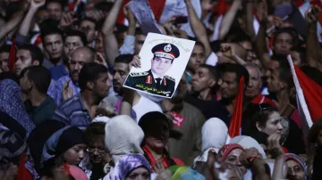 Odpůrci sesazeného prezidenta Muhammada Mursího