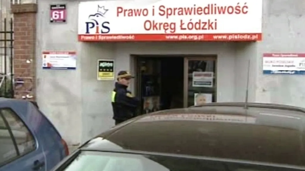 Sídlo PiS v Lodži