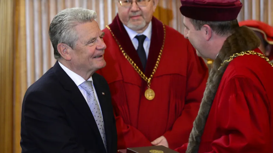 Joachim Gauck v Karolinu