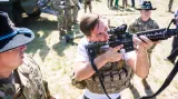 Zkouška zbraní na cvičení Anakonda v Polsku