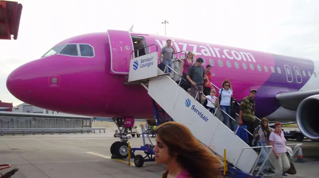 Letadlo společnosti Wizz Air